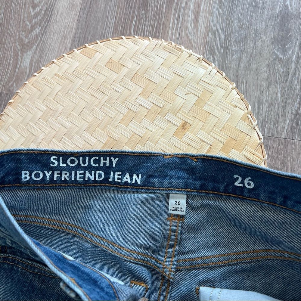 J. Crew slouchy boyfriend jean in barn wash women’s size 26 - Picture 6 of 9